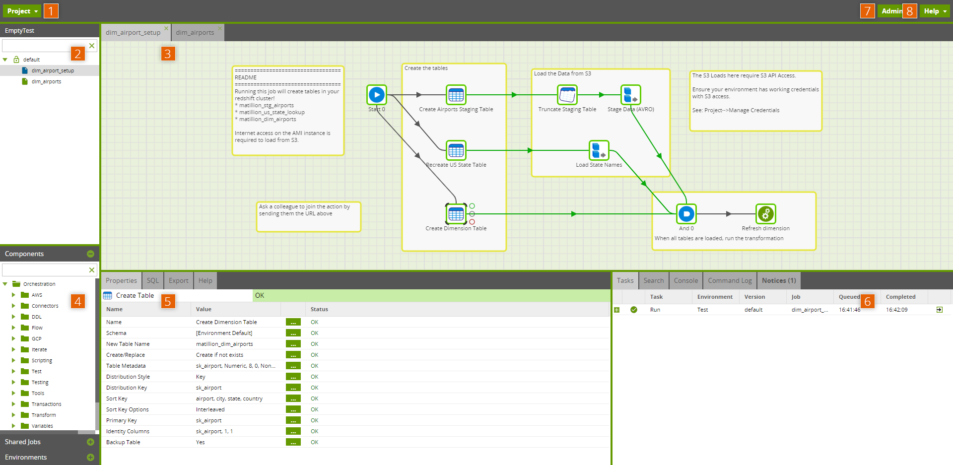 Matillion Interface
