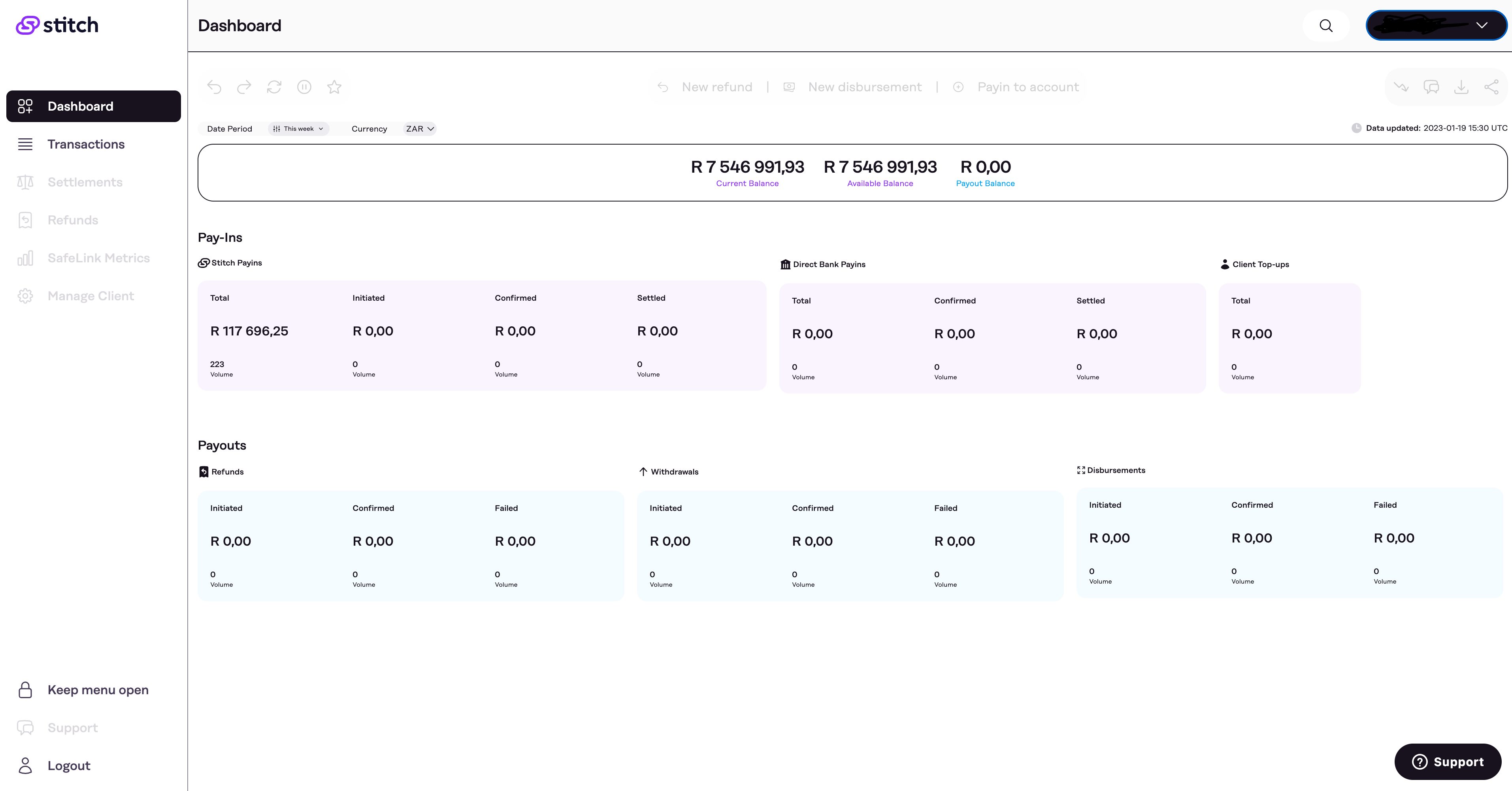 Stitch Interface