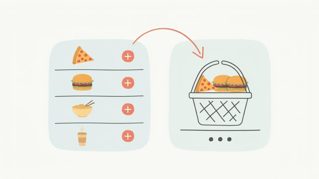 Building a Food Ordering App project illustration